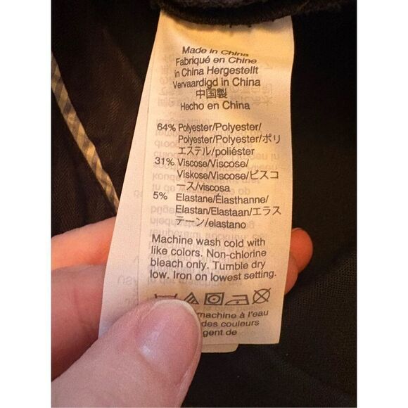 J. Crew Sydney Wide Leg Black Pant in Four Season Stretch Women's size 8 - Picture 4 of 12